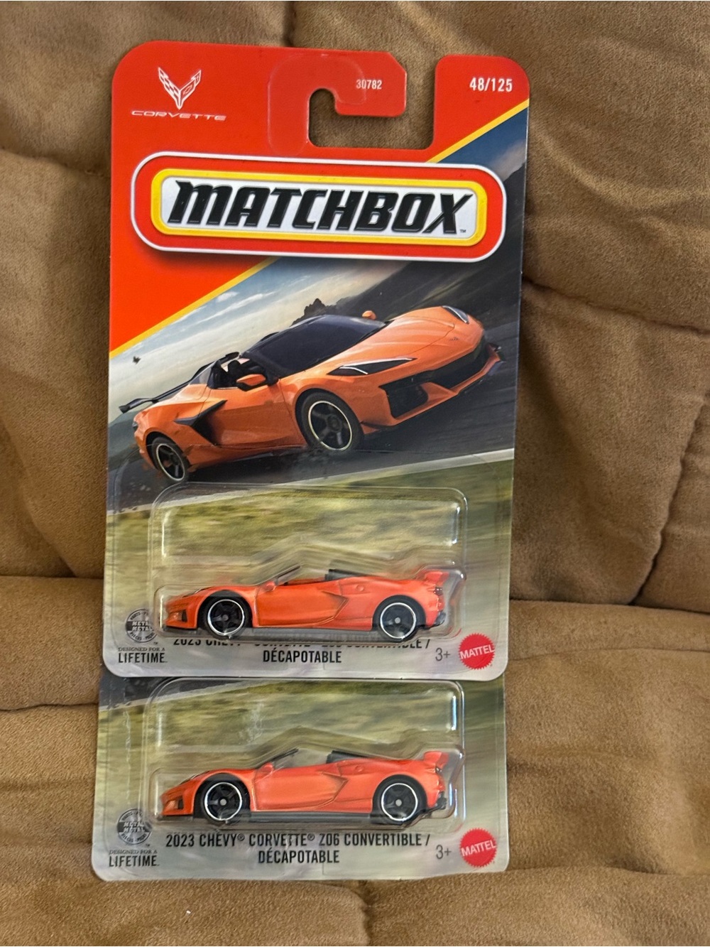 Matchbox 2023 Chevy Corvette Z06 Convertible - Orange